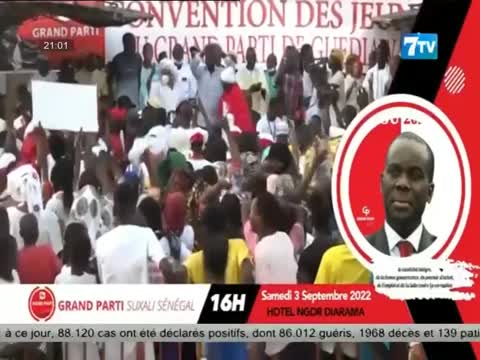 15 Millions de Sénégalais du vendredi 02 sept. 2022