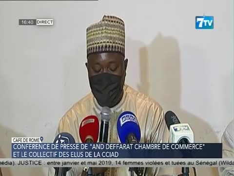Replay Conférence de Presse de la coalition and defaraat Chambre d commerce et du collectif des élus des chambres de Commerce, d'Industrie et d'Agriculture de Dakar