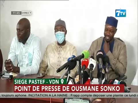 Revivez le point de presse d'Ousmane SONKO