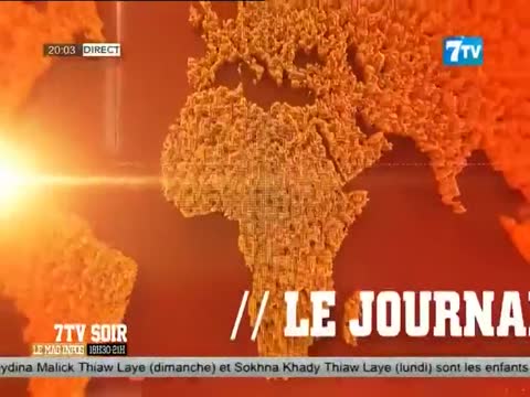 Suivez 7TV SOIR - Le Mag Infos en Wolof du Lundi 19 Octobre 2020 (LE 20H)