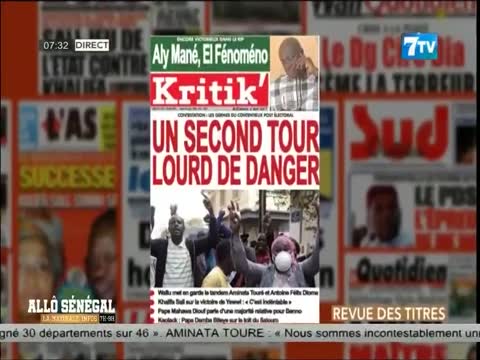 Allô Senegal - La matinale infos du mardi 02 août 2022