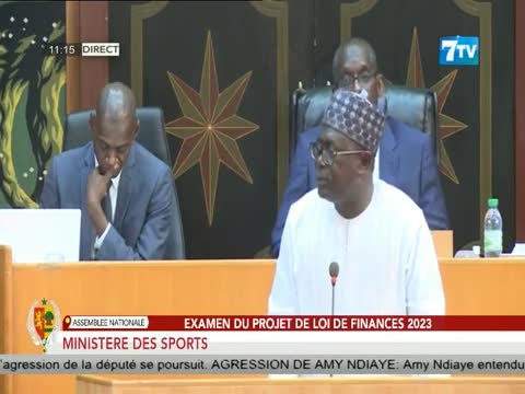 Examen du Projet de loi de Finances 2023 du Ministère des Sports 
