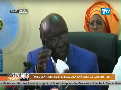 Point de presse du président Idrissa Seck 