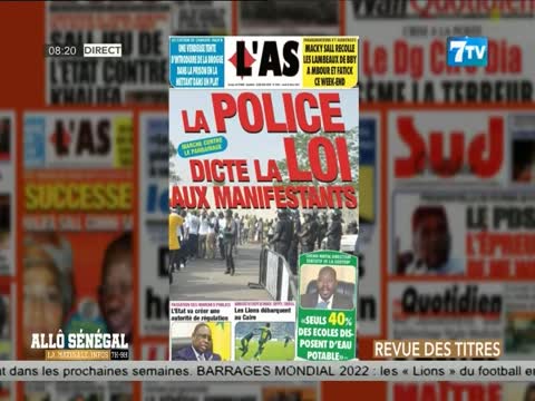 Allô Sénégal - la Matinale Infos du Jeudi 24 Mars 2022 : La revue de presse