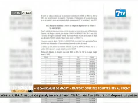 Allô Senegal - La matinale infos du jeudi 22 déc. 2022